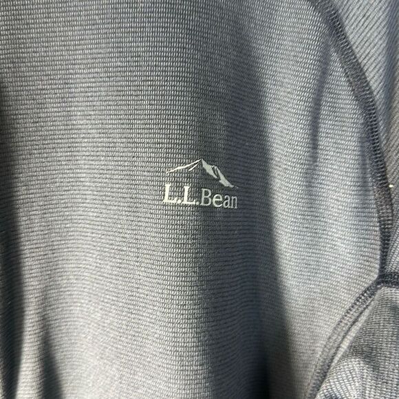 LL Bean Men's Midweight Base Layer 1/4 Zip Size XXL Item 504943 - Picture 3 of 6